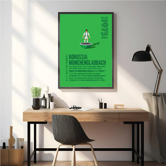 Borussia Mönchengladbach Vainqueurs de la Coupe UEFA 1975 Poster