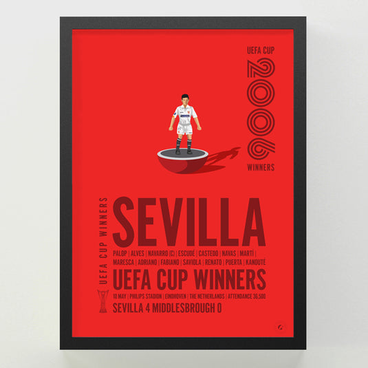 Sevilla 2006 UEFA Cup Winners Poster