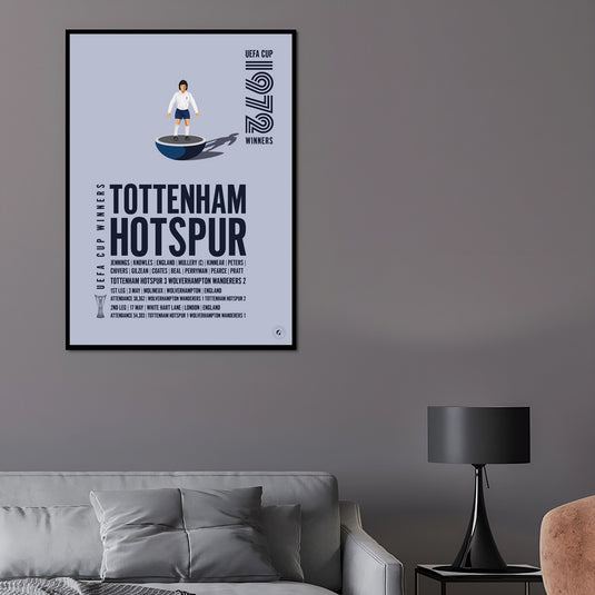 Tottenham Hotspur, vainqueur de la Coupe UEFA 1972 Poster