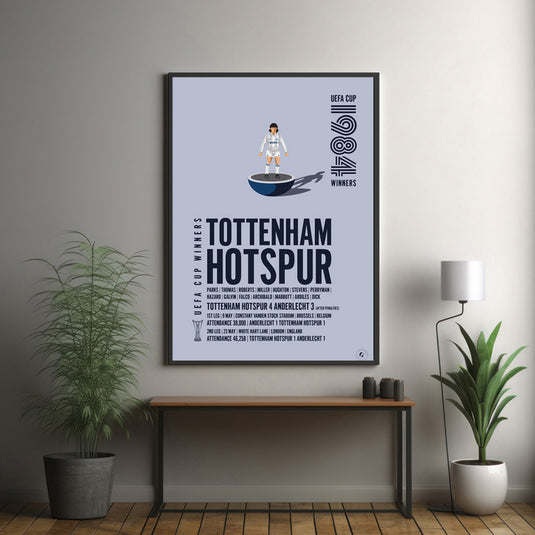 Tottenham Hotspur, vainqueur de la Coupe UEFA 1984 Poster