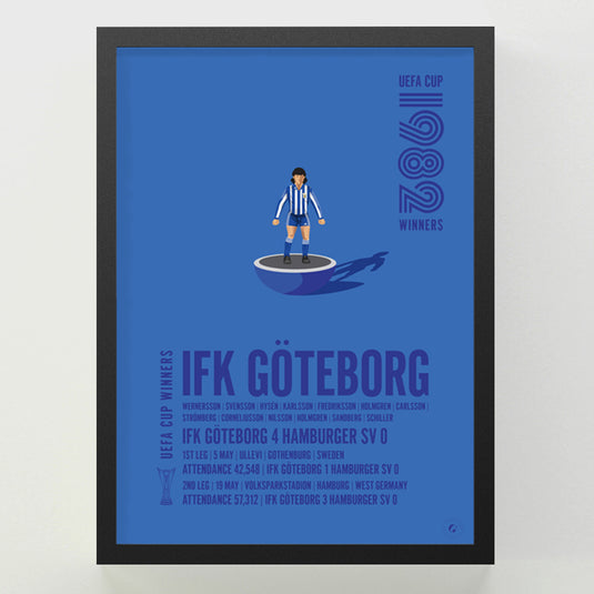 IFK Göteborg Vainqueurs de la Coupe UEFA 1982 Poster