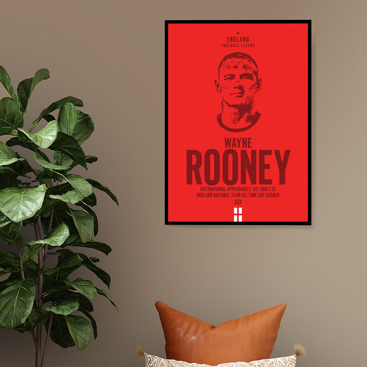 Wayne Rooney Head Poster