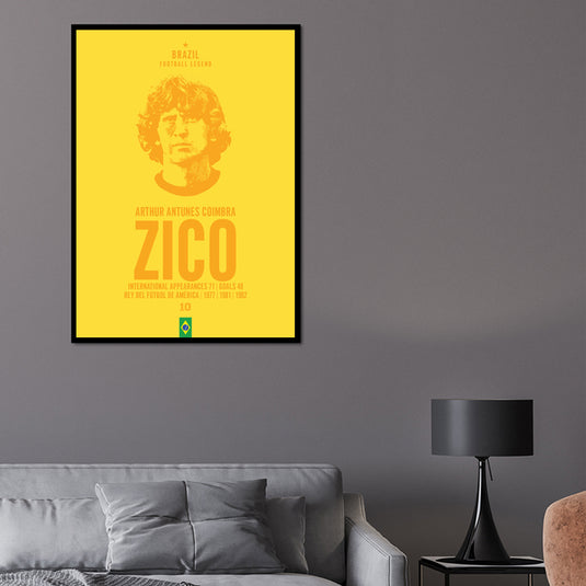 Zico Head Poster