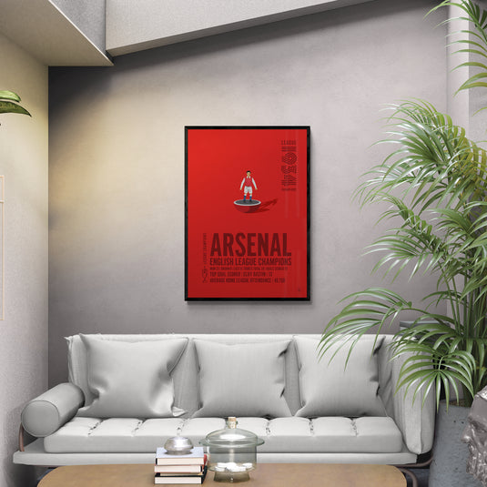 Póster Arsenal 1934 Campeones de la Liga Inglesa