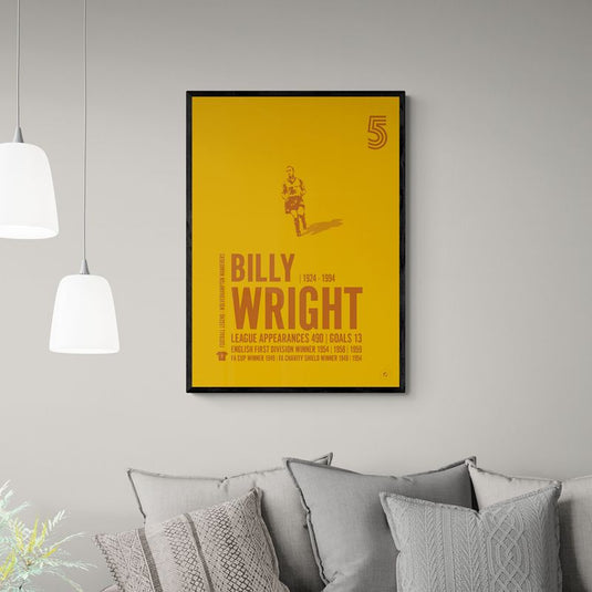 Billy Wright Wolverhampton Wanderers Legend Print