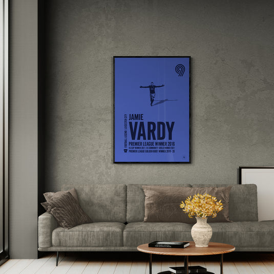 Jamie Vardy Leicester City Legend Print
