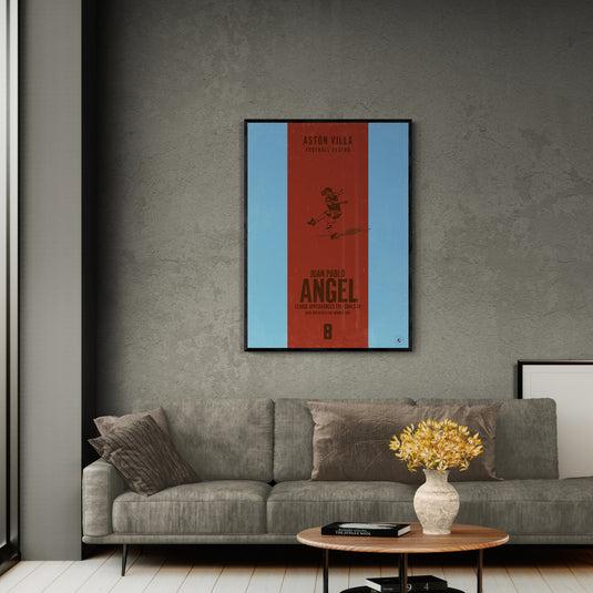 Juan Pablo Angel Aston Villa Imprimé Rayures Héritage