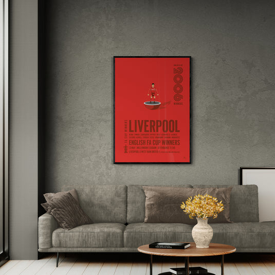 Liverpool FA Cup Winners 2006 Print
