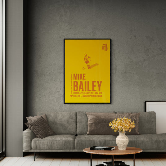 Mike Bailey Wolverhampton Wanderers Legend Print