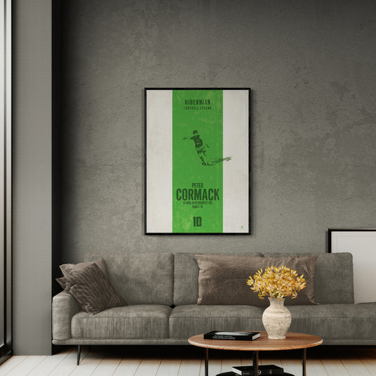 Póster de Peter Cormack (banda vertical)