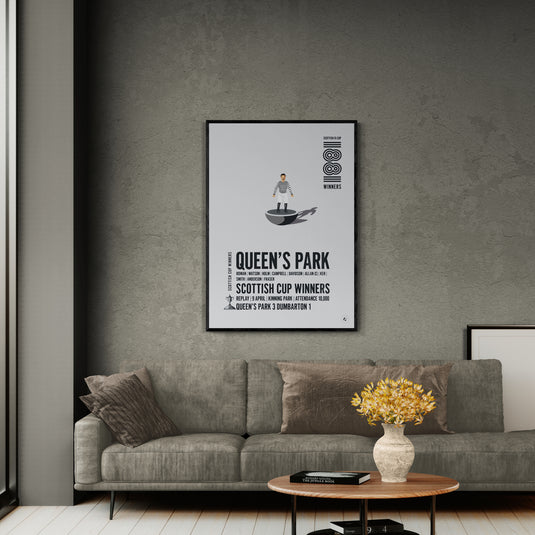 Queen's Park Scottish Cup Winners 1881 Print