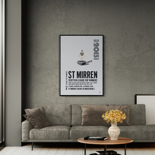 St Mirren Scottish League Cup Winners 2013 Print